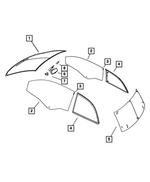 4816698AE - : Shipping Assembly - 30 Lite Glass Windshield for Mopar Image