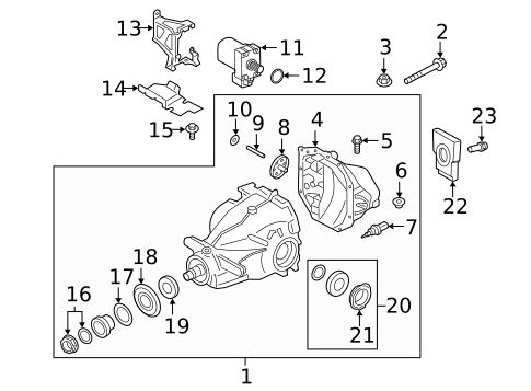 Axle & Differential for 2023 Toyota GR Supra #0