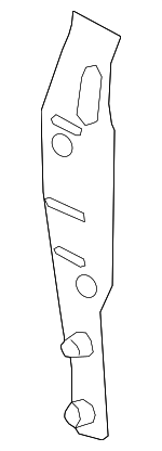 8W6821112 - Body: Rear Plate for Audi Image