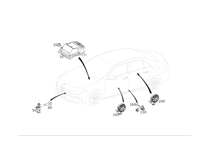 1779006704 - Electrical System: Control Unit for Mercedes-Benz: 180A, 180b, 220a, A220, CLA250, CLA35 AMG, CLA45 AMG, CLA45 AMG S, EQB 250+, EQB 300, EQB 350, GLA250, GLA35 AMG, GLA45 AMG, GLB250, GLB35 AMG Image image