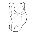 8966901010 - Electrical: ECM Upper Bracket for Toyota: Corolla, Matrix Image