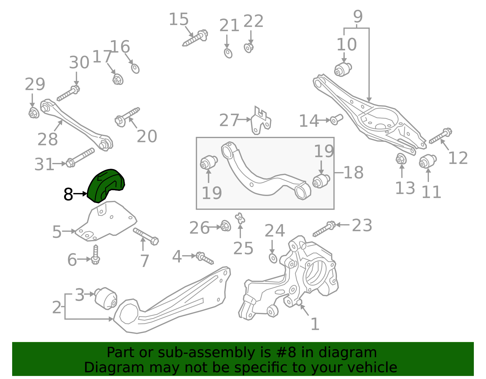 2006-2026 Audi Mount Bracket Cap 1K0-501-475 | OEM Parts Online