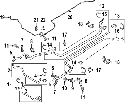 Hoses & Lines for 2022 Porsche 911 #0