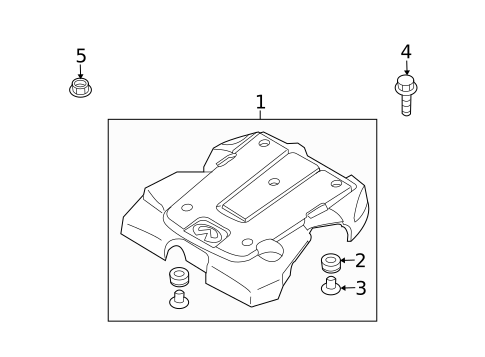 Engine Appearance Cover for 2008 INFINITI G35 #0