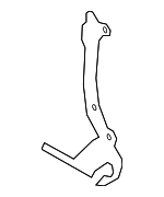 18328053347 - Exhaust: Converter &amp; Pipe Bracket for BMW Image