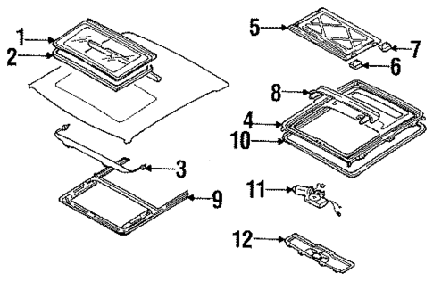 Sunroof for 1988 Nissan Maxima #0