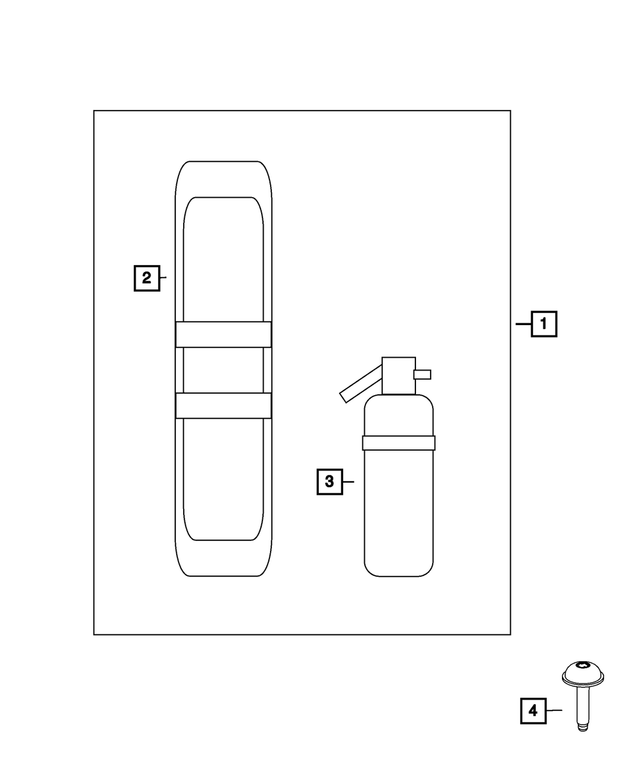 55352852AA - Wheels: Tool Set for Mopar Image image