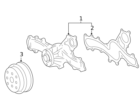 Water Pump for 2008 Lexus GS350 #0