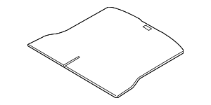 7T4Z7813046DA - Body: Trunk Mat for Ford Image