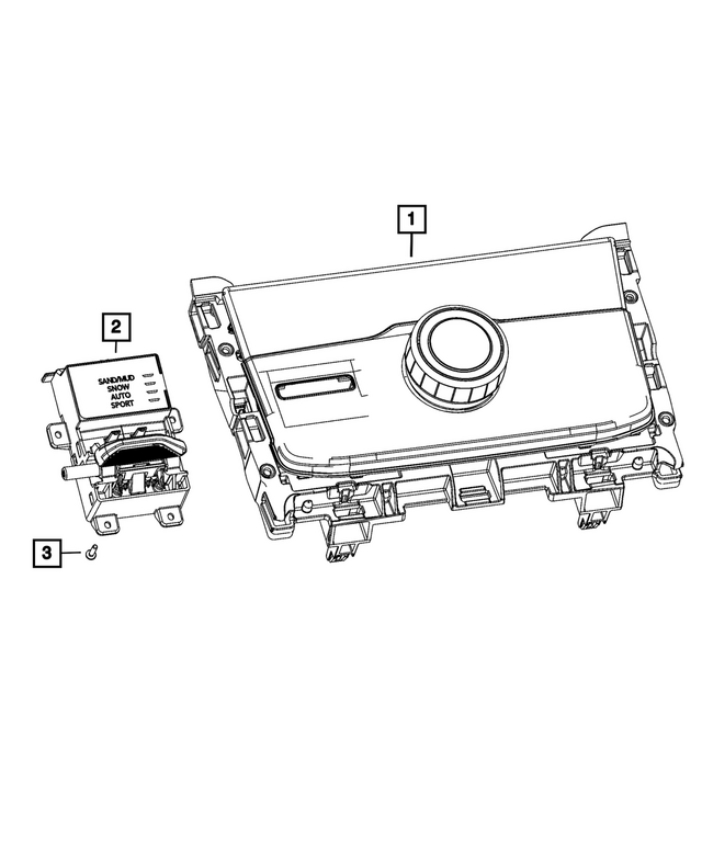 « 68611654AG – Transmission : Transmission Selecteur pour Mopar Image »
