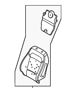 ML3Z1666801G - Body: Seat Back Cushion for Ford Image