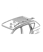 5303806AA - : Roof Rack Side Rail, Right for Mopar Image