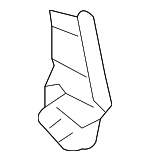 1K6810416 - Body: Filler Plate for Volkswagen: Golf, Golf R, GTI, R32, Rabbit Image