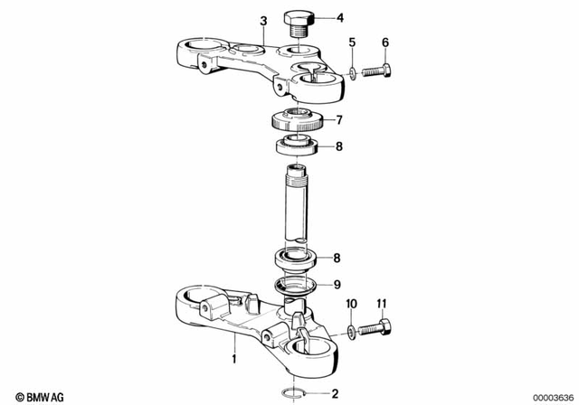 7119933533 - Front Axle, Front Suspension: Snap Ring - A28 for BMW-Motorrad Image