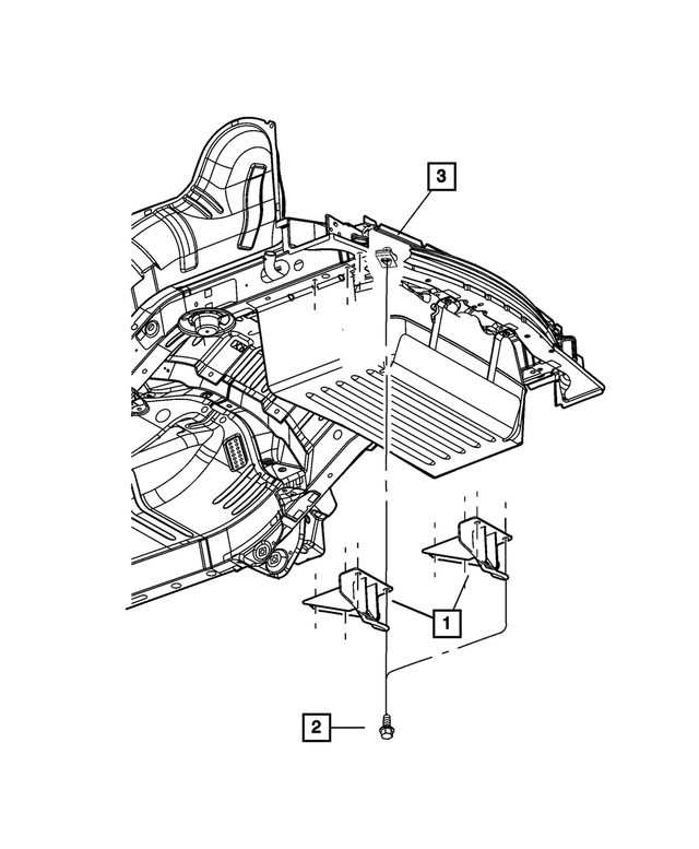 52059360AB - Frames and Bumpers: Tow Hook for Dodge: Nitro | Jeep: Liberty Image