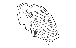 2015-2020 GM Driver Side Center Instrument Panel Air Outlet 23464302 GM ...