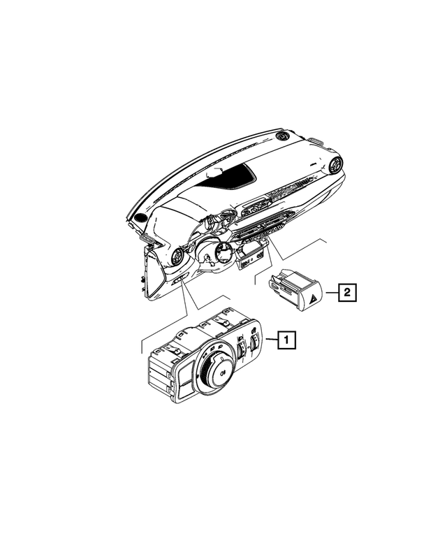 8AA57LXHAA - Electrical: Headlamp Switch for Mopar Image