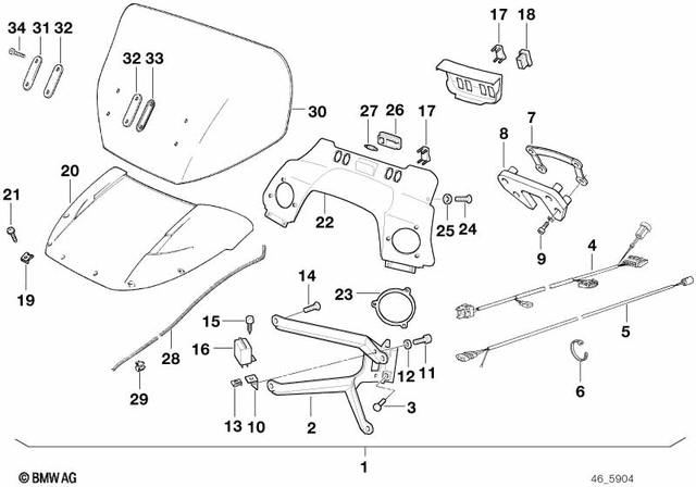 63311374798 - Frame and Mounting Parts: Bulb for BMW-Motorrad Image