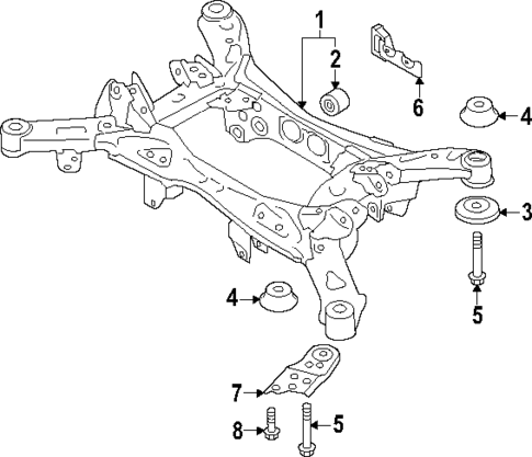 Suspension Mounting for 2025 Subaru Crosstrek #0