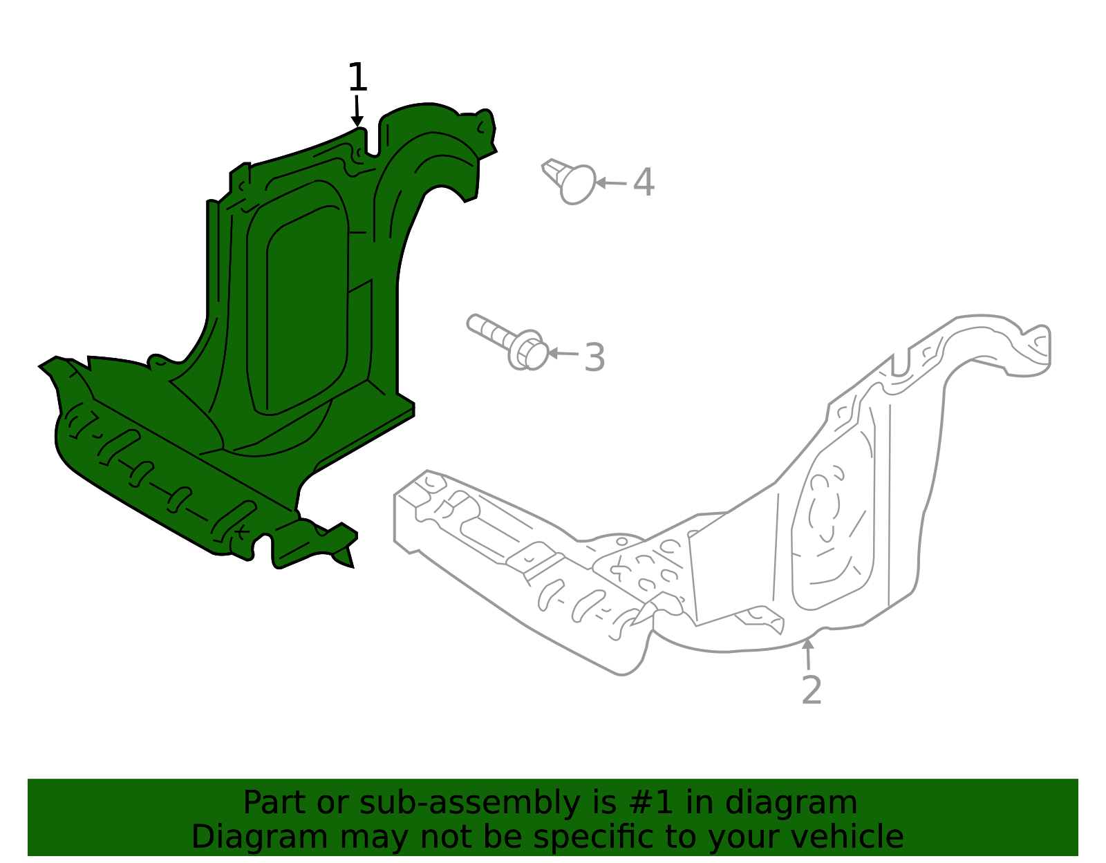 2008-2011 Mazda Tribute Splash Shield ZZCA-56-131 | OEM Parts Online