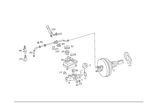 34302430 - Brakes: Brake Servo for Mercedes-Benz: 190E, 200, 200D, 300CE, 300D, 300E, 300TD, 300TE Image
