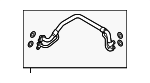5WB816738C - HVAC: Rear AC Hose for Volkswagen Image