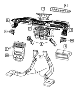5058202AB - Air Conditioners and Heaters: Defroster Duct for Mopar Image