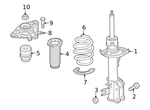Struts & Components for 2020 Jeep Compass #2