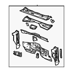 25847532 - Body: Panel Assembly for Cadillac: Escalade, Escalade ESV, Escalade EXT | Chevrolet: Avalanche, Silverado 1500, Silverado 2500 HD, Silverado 3500 HD, Suburban 1500, Suburban 2500, Tahoe | GMC: Sierra 1500, Sierra 2500 HD, Sierra 3500 HD, Yukon, Yukon XL 1500, Yukon XL 2500 Image