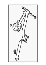 4864SZAA00ZB - : Belt &amp; Retractor for Honda: Pilot Image