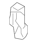 81461SEAJ01ZN - Electrical: Adjuster Cover for Honda: Odyssey, Pilot Image image