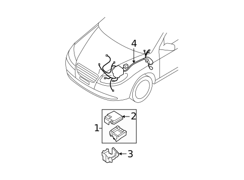 Electrical Components for 2009 Hyundai Elantra #0