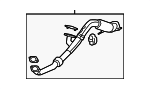 28610C6100 - Exhaust: Front Pipe for Kia: Sorento, Telluride Image