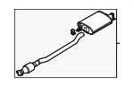 28600S9100 - : Muffler &amp; Pipe Assembly for Kia Image