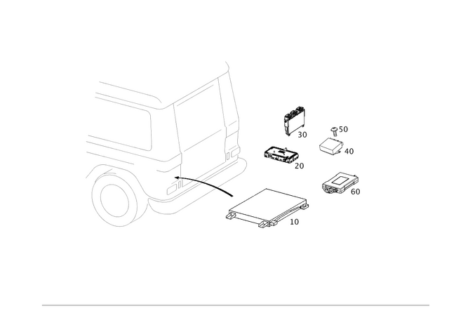 2139005323 - Electrical Equipment and Instruments: Control Unit for Mercedes-Benz Image