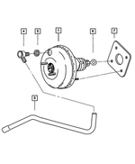 4779832AE - : Brake Booster Vacuum Hose for Chrysler: 300M, Concorde | Dodge: Intrepid Image