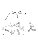 56051299AB - Electrical: Clearance Lamp Jumper Wiring for Mopar Image