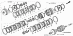 22344P5D003 - Transmission - Automatic: DISK, SECOND CLUTCH for Acura Image