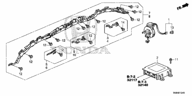 SRS Unit for 2012 Honda Odyssey #0