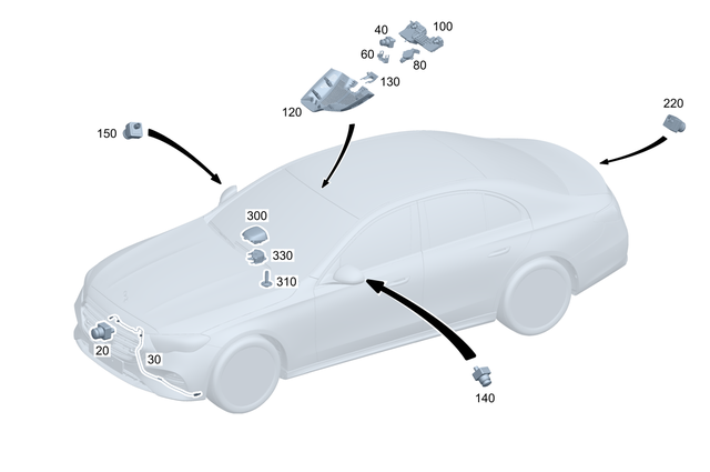 2145403717 - Electr. System: Electrical Wiring Harness for Mercedes-Benz: E350 Image image