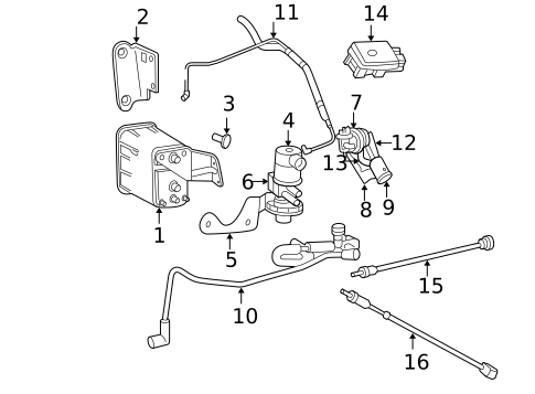 Brackets, Flanges & Hangers for 2001 Jeep Grand Cherokee #0