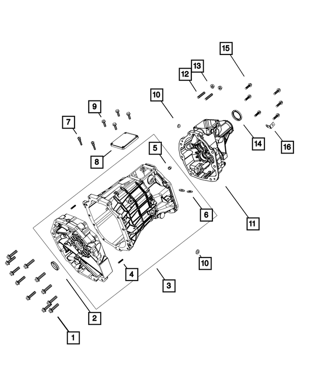 4626514 - TR6060; 6-Speed; Manual Transmission: Transmission Case Dowel for Mopar Image