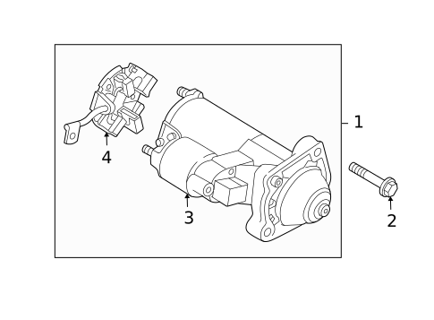 Starter for 2005 Volvo XC90 #1
