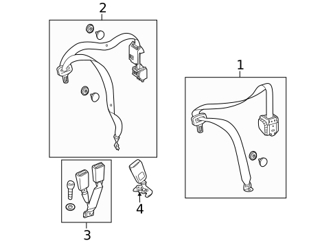 Seat Belt for 2018 Mercedes-Benz GLC 63 AMG&reg; #0