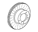 99635140601 - Brakes: Rotor for Porsche: 911, Boxster, Cayman Image