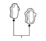 98035193900 - : Disc Brake Pad Set for Porsche: 911, Carrera GT Image