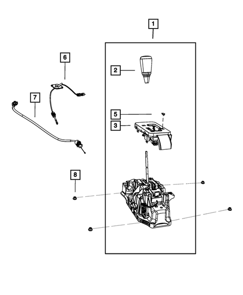 Gearshift Controls and Related Parts for 2011 Dodge Nitro #0