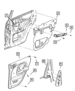 6506360AA - Interior Trim: U-nut for Mopar Image image