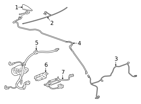 Antenna & Radio for 2024 Chevrolet Blazer #0