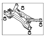 3QF505235M - : Cross-Member for Volkswagen: Atlas, Atlas Cross Sport Image